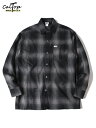 yC|[gzCal Top OMBRE CHECK LONG SLEEVE SHIRT black/charcoal Lgbv Iu `FbN OX[u Vc ubN/`R[