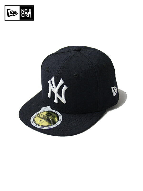 キッズサイズ 【USモデル正規品】 NEW ERA 59FIFTY New York YANKEES KIDS BASEBALL CAP navy ニューエラ 5950 ニューヨーク ヤンキース キッズ ベースボールキャップ ネイビー