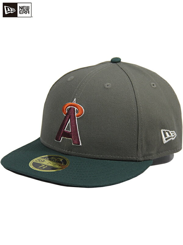 【正規取扱店】NEWERA LP 59FIFTY "CALIFORNIA ANGELES" COOPERS TOWN DUCK BASEBALL CAP moss green/dark green ニューエラ LP5950 カリフォルニア・エンゼルス クーパーズタウン ベースボール キャップ モスグリーン/ダークグリーン