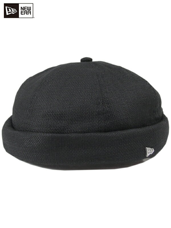 【正規取扱店】NEW ERA FISHERMAN COTTON FLAX CAP black ニューエラ フィッシャーマン コットン 亜麻 キャップ ブラック