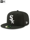 【正規取扱店】NEW ERA 59FIFTY AUTHENTIC On-Field CAP CHICAGO WHITE SOX BASEBALL CAP bla...