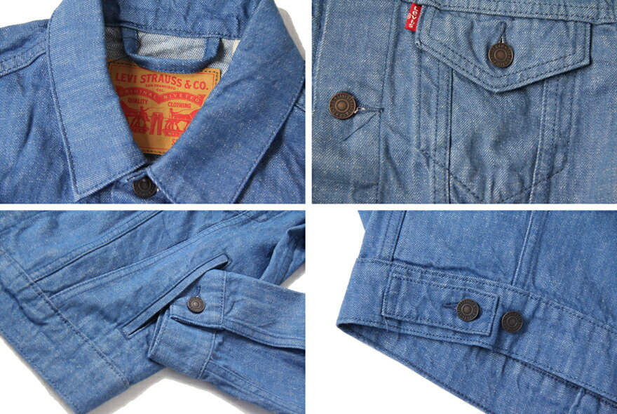 【US買い付け正規品】Levi's リーバイス LEVIS デニムジャケット Gジャン ライトオンス ライトブルー DENIM TRUCKER JACKET lt blue