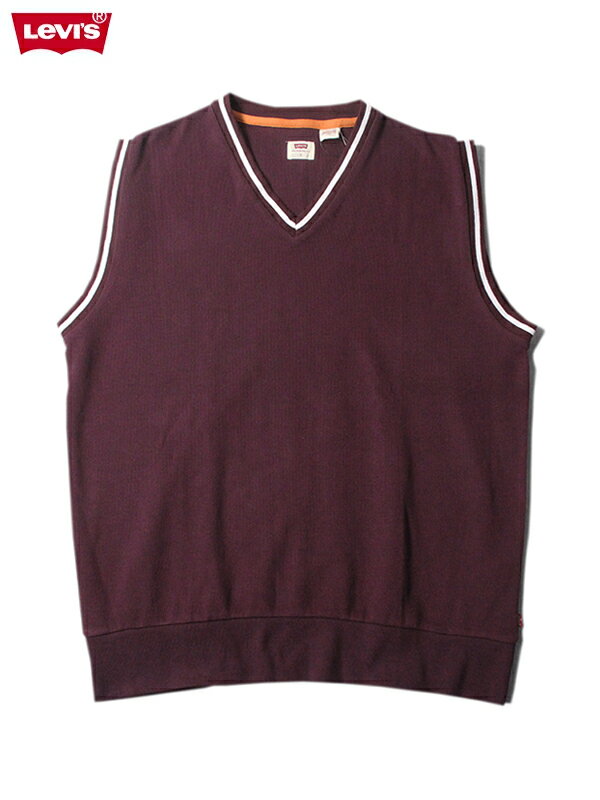 yC|[gzLevi's LEVIS COTTON VEST maroon [oCX Rbg xXg }[