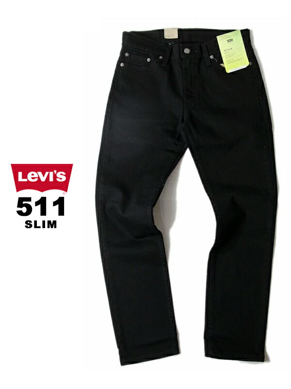 【USモデル】Levi's 511 SLIM STRETCH DENIM JEANS PANTS black native cali(adv) リーバイス 511 スリムデニム ジーンズ スリム ストレッチ 黒 LEVIS 04511-1907