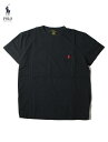 【即納】【US買い付け正規品】POLO by Ralph Lauren(ポロ ラルフローレン) / ポケット Tシャツ 黒 ブラック ポニー 刺繍 710584124-004 POCKET TEE RL black