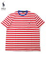 yUStKizPOLO Ralph Lauren | t[ |j[ |CghJS {[_[TVc bh/zCg 2TONE BORDER POCKET S/S Tee red/white/blue