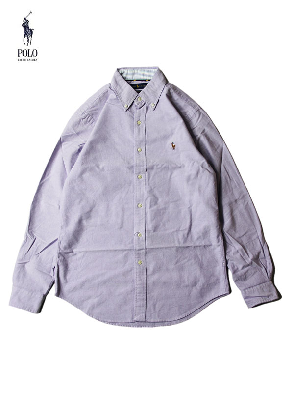 yC|[gzPOLO Ralph Lauren COLOR PONY ONE POINT LOGO L/S SHIRTS purple | t[ J[|j[ |Cg S Vc p[v