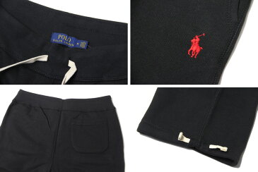 【US買い付け正規品】POLO Ralph Lauren ONE POINT LOGO SWEAT PANTS black ポロ ラルフローレン ポニー ワンポイントロゴ スウェットパンツ ブラック