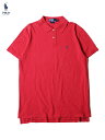 yre[WzyUSfKizPOLO Ralph Lauren @PONY ONE POINT LOGO CUSTOM FIT DAMAGE POLOSHIRT red | t[ |j[ |Cg S JX^tBbg _[W |Vc bh pP[Xt