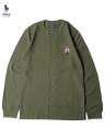 yC|[gKizPOLO Ralph Lauren BEAR ONE POINT LOGO WAFFLE THERMAL LONG SLEEVE SHIRT olive/skibear | t[ |j[ |Cg S bt T[}  Vc I[uO[