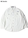 yK戵XzColumbia BAHAMA II LONG SLEEVE SHIRT white RrA on} OX[u Vc TCvX zCg