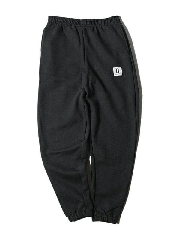 game clothing "G" TAG SWEAT PANTS black ゲームクロージング ヘビーウェイト スウェットパンツ ブラ..
