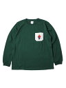 BEAR POCKET LONG SLEEVE L/S Tee Shirt forest green xA[ T OX[u|PbgTVc  N} [ tHXgO[