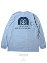 JAZZY SPORT MORIOKA × game clothing COLLABORATION LONG SLEEVE TEE SHIRTS acid blue ジャジースポートゲーム クロージング コラボレーション ロングスリーブ Tシャツ アシッド ブルー