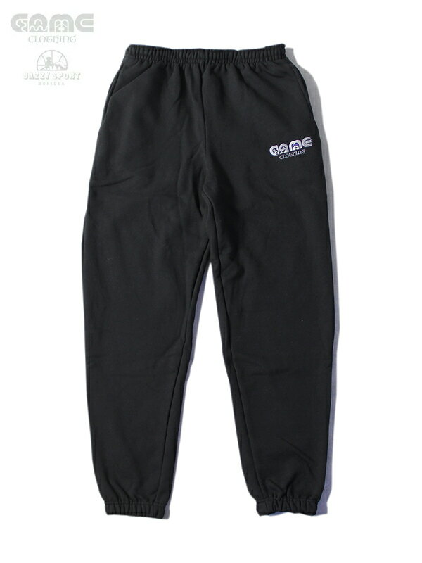 JAZZY SPORT MORIOKA × game clothing COLLABORATION HEAVY WEIGHT SWEAT PANTS black ジャジースポート ゲームクロージング コラボレーション ヘビーウェイト スウェットパンツ ブラック