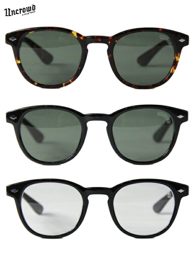 【送料無料】UNCROWD ”VANETTE” SHADES black/green black/clear tort/green アンクラウド バネット サングラス メガネ アイウェア バイカー シェード 伊達眼鏡 ブラック べっ甲 【送料無料】UNCROWD ”VANETTE” SHADES black/green black/clear tort/green アンクラウド バネット サングラス メガネ アイウェア バイカー シェード 伊達眼鏡 ブラック べっ甲