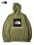 【USモデル正規品】THE NORTH FACE NEVER STOP EXPLORING BOX LOGO PULLOVER HOODIE burnt olive green ザ ノースフェイス ボックス ロゴ プルオーバー フーディ オリーブグリーン
