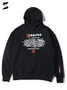 yK戵XzSUBWARE x Jahan Hoodie black TuEFA vI[o[t[fB[ p[J[ ubN