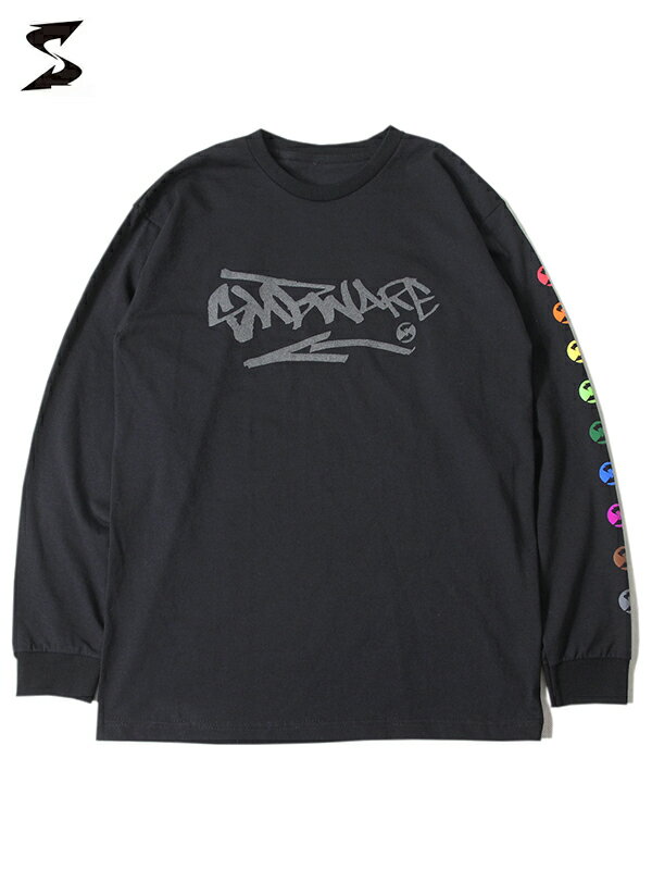 SUBWARE Handstyle L/S Tee black サブウェア ロゴ ロングスリーブTシャツ ロンT ブラック