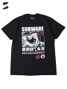 yK戵XzSUBWARE STASH x JAHAN LOH SHORT SLEEVE TEE SHIRTS black TuEFA X^bV Wn [ R{ TVc  ubN