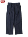 yC|[gz RED KAP PT38 PLEATED TWILL SLACKS WORK PANTS navy bh Lbv 2^bN v[ch cC XbNX [Npc lCr[