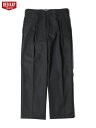 yC|[gz RED KAP PT38 PLEATED TWILL SLACKS WORK PANTS black bh Lbv 2^bN v[ch cC XbNX [Npc ubN