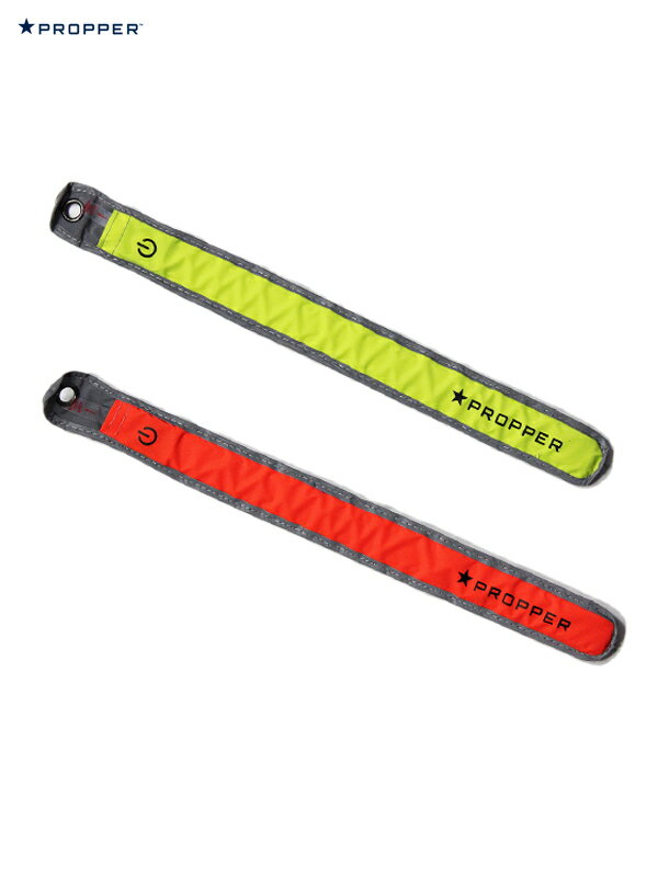 【インポート】PROPPER LED Reflective Safety Band yellow / orange プロパー LEDセーフティーバンド ライト ネオンカラー