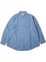 【インポート/デッドストック】TRI-MOUNTAIN PEN HOLDER CHEST POCKET LONG SLEEVE SHIRTS blueトライマウンテン ペンホルダー チェスト ポケット 胸ポケ ロングスリーブ シャツ ブルー(4)