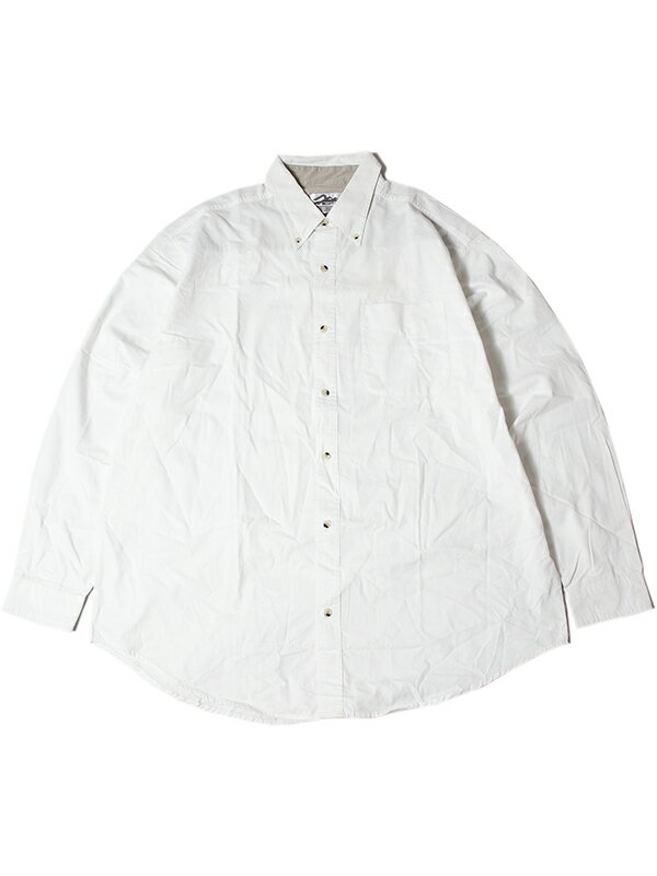 yC|[g/fbhXgbNzTRI-MOUNTAIN COTTON CHEST POCKET LONG SLEEVE SHIRTS white gC}Ee Rbg `FXg |Pbg |P OX[u Vc zCg