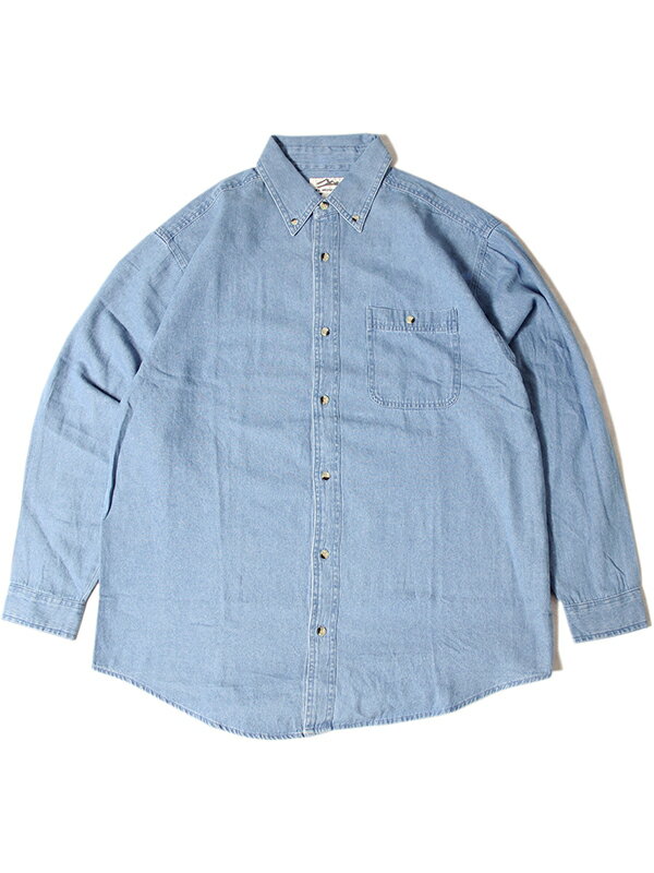 yC|[g/fbhXgbNzTRI-MOUNTAIN COTTON DENIM CHEST POCKET LONG SLEEVE SHIRTS skygC}Ee Rbg fj `FXg |Pbg |P OX[u Vc XJCu[