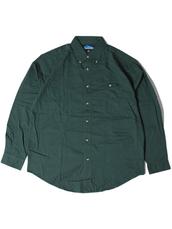 yC|[g/fbhXgbNzTRI-MOUNTAIN COTTON CHEST POCKET LONG SLEEVE SHIRTS green gC}Ee Rbg `FXg |Pbg |P OX[u Vc O[