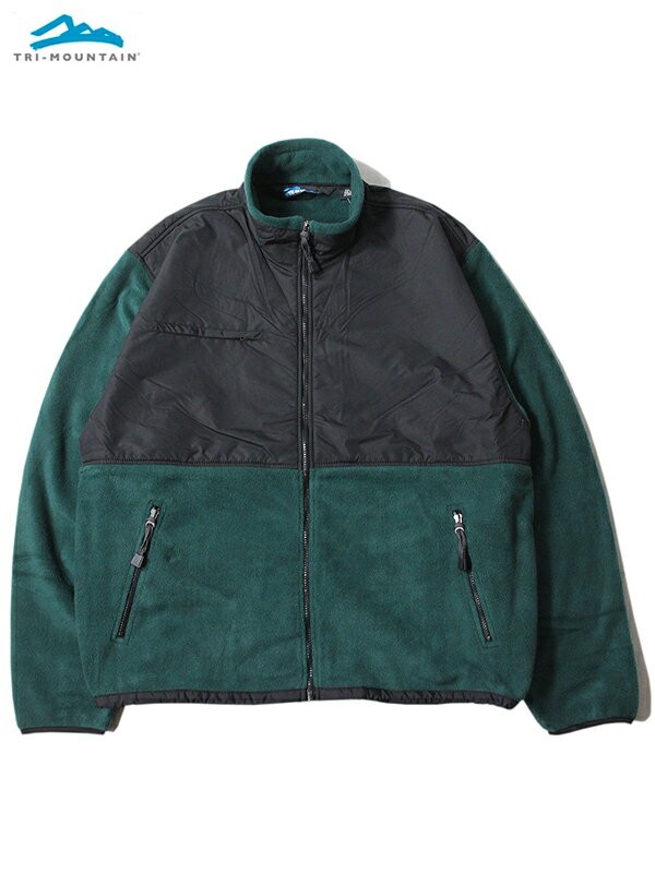 yC|[gzTRI-MOUNTAIN 7450 Fronteer FLEEECE JACKET greengC}Ee wB[EFCgt[XWPbg tWbv 2g[J[ O[