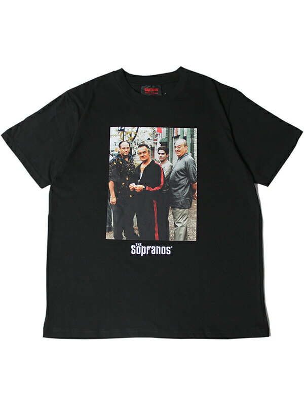 THE SOPRANOS WISE GY SHORT SLEEVE TEE SHIRTS black ザ・ソプラノズ 半袖 Tシャツ ブラック