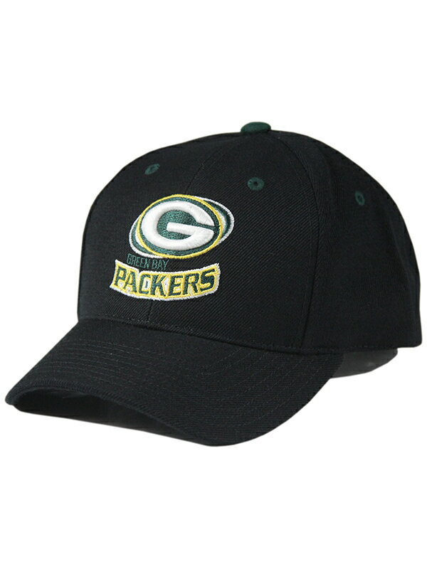 DEAD STOCK【インポート】6 PANEL ADJUSTABLE SNAP BACK CAP GREEN BAY PACKERS brack/silver/green/yellow デッドストック 6パネル アジャスタブル スナップバック キャップ グリーン ベイ パッカーズ ブラック シルバー グリーン イエロー