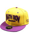 【インポート】DEATH RAW RECORDS PAISLEY FITTED CAP Lids EXCLUSIVE yellow/purple デス ロウ レ...