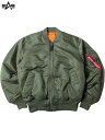 yC|[gKi zALPHA INDUSTRIES MA-1 FLIGHT JACKET sage At@ C_Xg[Y GG[ tCg WPbg Z[W O[