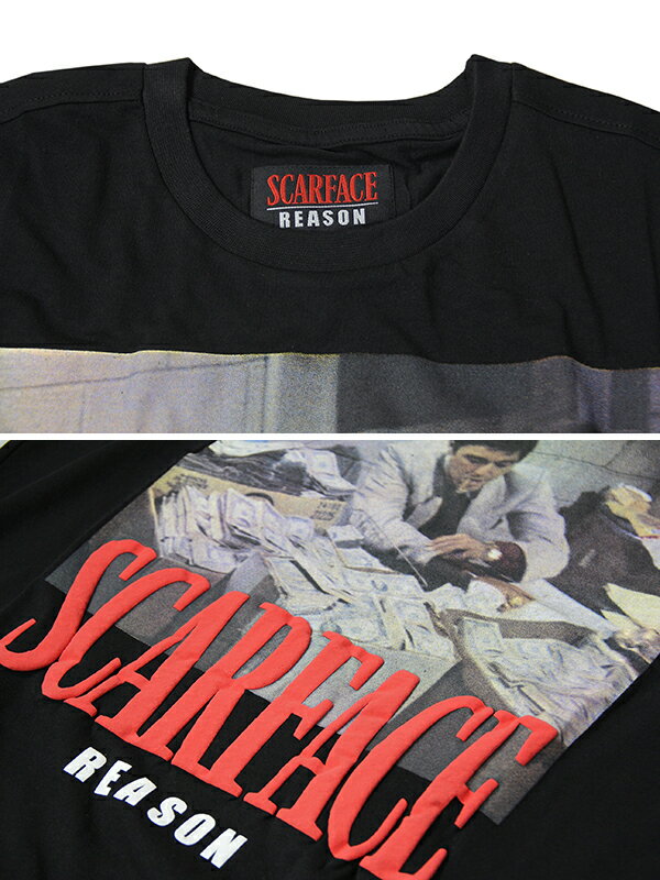 【インポート】 SCARFACE MONEY black official オフィシャル スカーフェイス 半袖Tシャツ ブラック