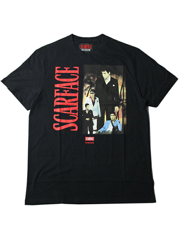 【インポート】REASON SCARFACE PHOTO TEE black リーズン スカーフェイス フォト Tシャツ ブラック