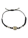 【メール便対応商品】【US買い付け品】MARIA 3 CHARM ROPE BRACELET black マリア 3 チャーム ロープ 紐 ブレスレット ブラック