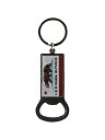 メール便対応1点まで【インポート】BOTTLE OPENER KEY HOLDER "CALIFORNIA REPUBLIC" silver ボトルオープナー キーホルダー カリフォルニア リパブリック シルバー