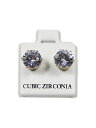 メール便対応商品【インポート】ジルコニアピアス 2個セット 8mm ゴールド キュービック PIERCED EARRINGS gold(4)