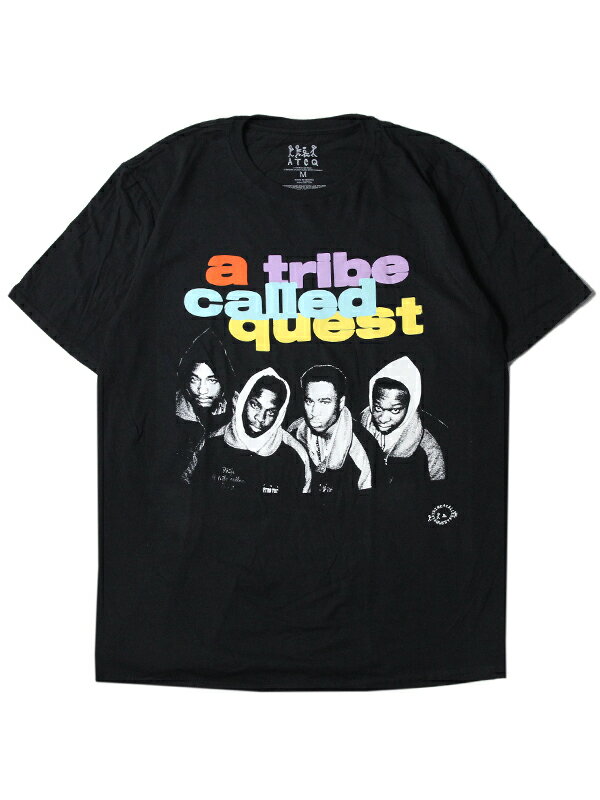 A TRIBE CALLED QUEST Group Shot Tee black アトライブコールドクエスト プリント Tシャツ ブラック Hi Fidelity Entertainment