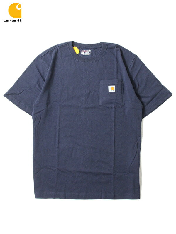 yC|[gzCarhartt 6.75oz LOOSE FIT SHORT SLEEVE POCKET T-SHIRTS Tee navy J[n[g [YtBbg V[gX[u |PbgTVc K87 lCr[