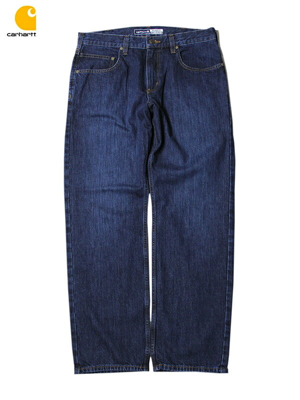 【USモデル】Carhartt Relaxed Fit 5-Pocket Jean DENIM PANTSDeep Creek カーハート リラックスド フィット 5ポケット ジーンズ デニム パンツディープ クリーク ディープ インディゴ