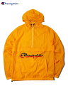 yUSfKizChampion LOGO ANORAK NYLON JACKET 7ct-cgold `sI S AmbN iC WPbg S[h