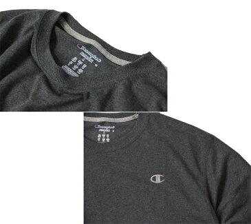 【USモデル】【正規品】Champion チャンピオン ロングスリーブ Tシャツ ロンT チャコール グレー ONE POIN LONG SLEEVE chacoal gray