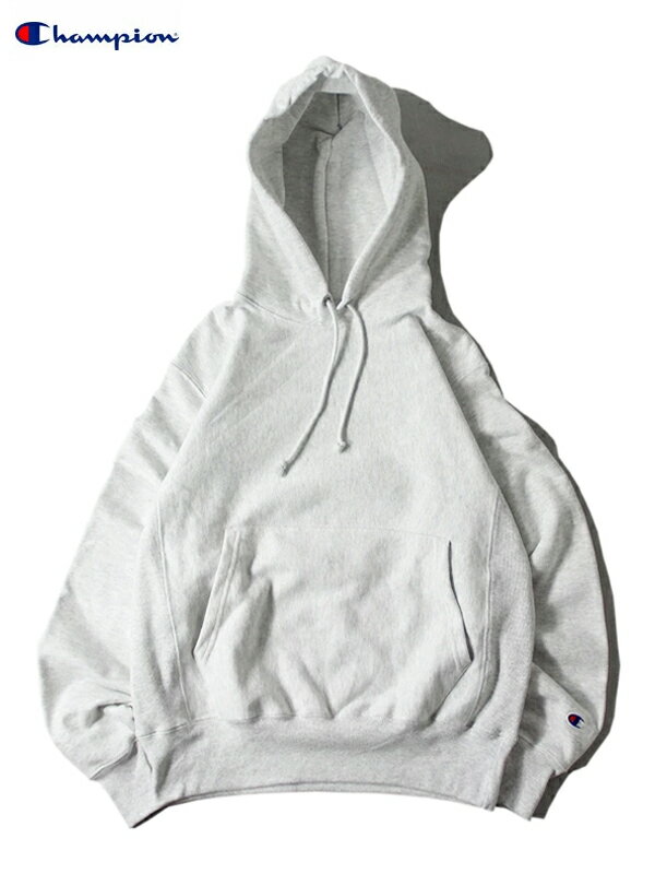  Champion 12oz REVERSE WEAVE PULLOVER PARKA HOODIE silver gray チャンピオン 12オンス リバースウィーブ ヘビーウェイト パ ーカー スウェット 目無し 裏起毛 シルバー グレー