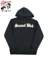 【US買い付け正規品】Delicious Vinyl Pullover Hoodie Parka SUNSET BLVD 039 black デリシャスヴァイナル プルオーバー フーディー パーカー ブラック