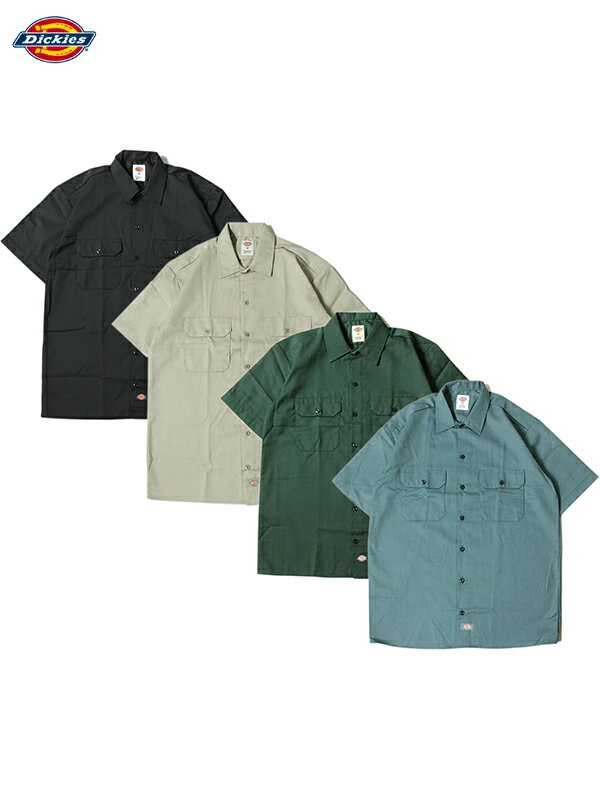 Dickies SHORT SLEEVE TWILL WORK SHIRT ORIGINAL FIT S/S ディッキーズ 半袖 ワークシャツ ツイル