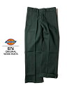 yUSfzDickies 874 ORIGINAL WORK PANTS hunter green fBbL[Y 874[Npc Ch Xg[g OX30 n^[ O[